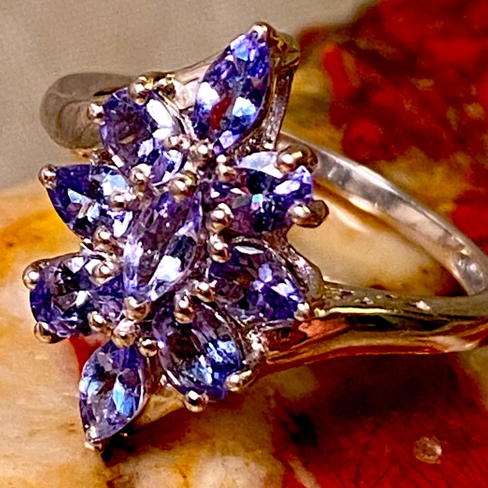 Tanzanite Ring Setting Sterling Silver - image 1